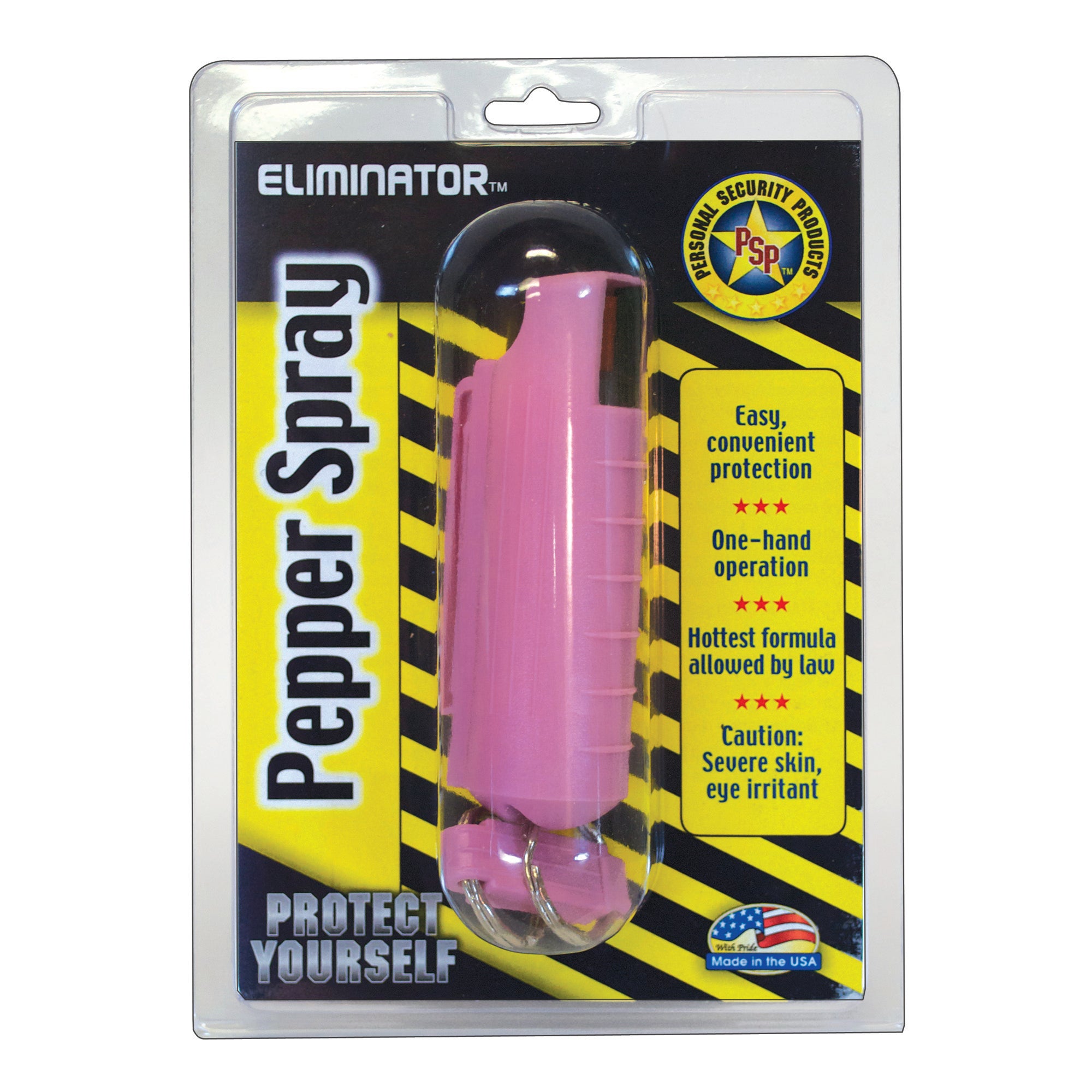 PS Products Eliminator Pepper Spray 0.5 oz in Pink Aerosol Can