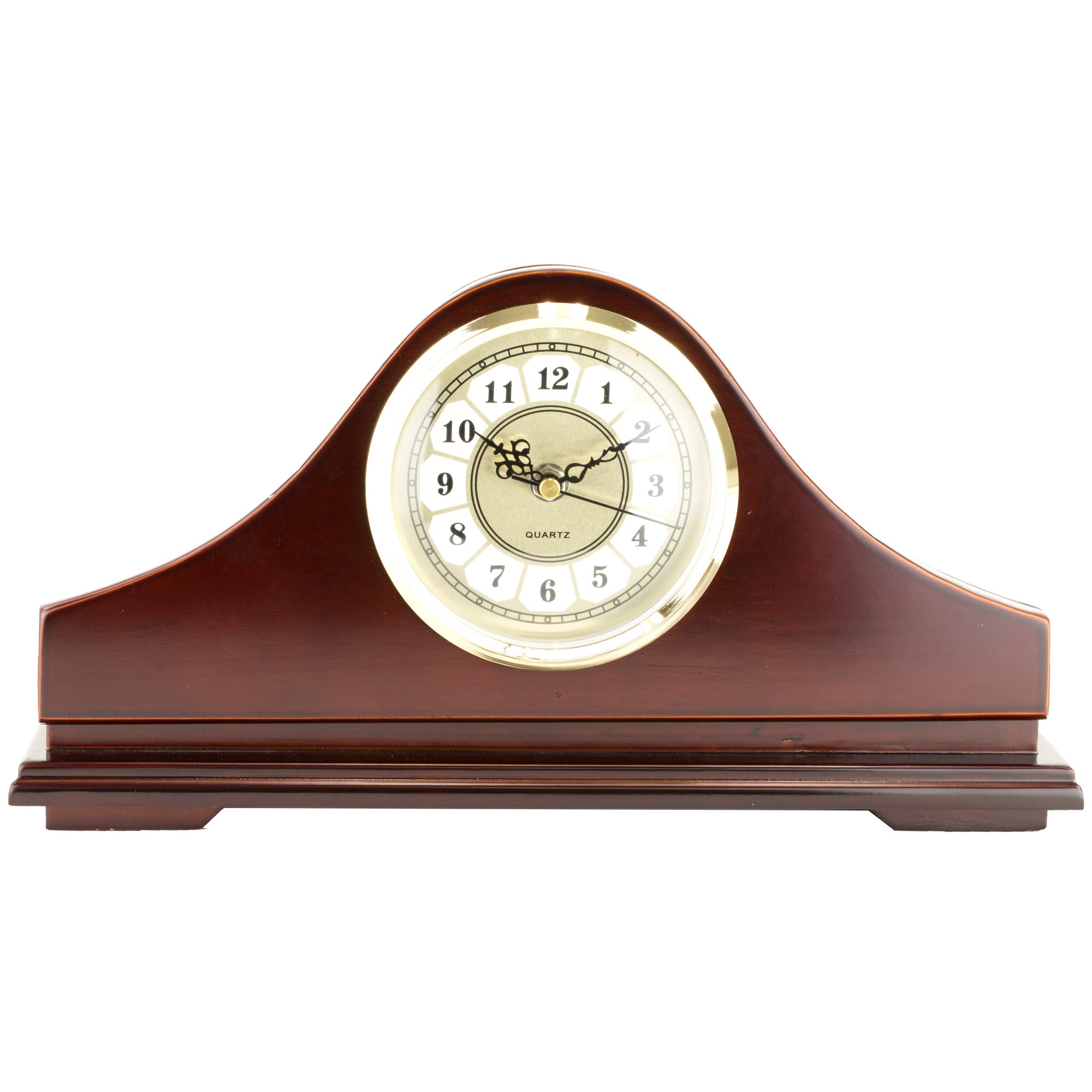 PS Products Gun Concealment Mantle Clock with Mahogany Finish – Part MGC