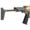 Q Honey Badger Stock Assembly with 2-Position Adjustment - Gray