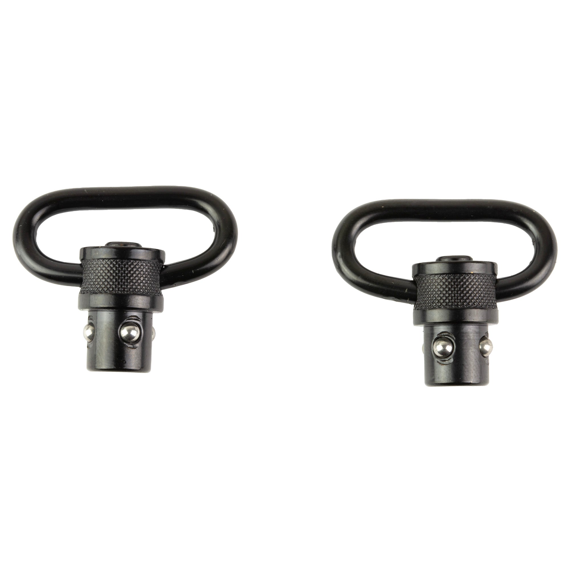 Quake Claw QD Steel Flush Cup 2-Pack - Swivel Mount in Black