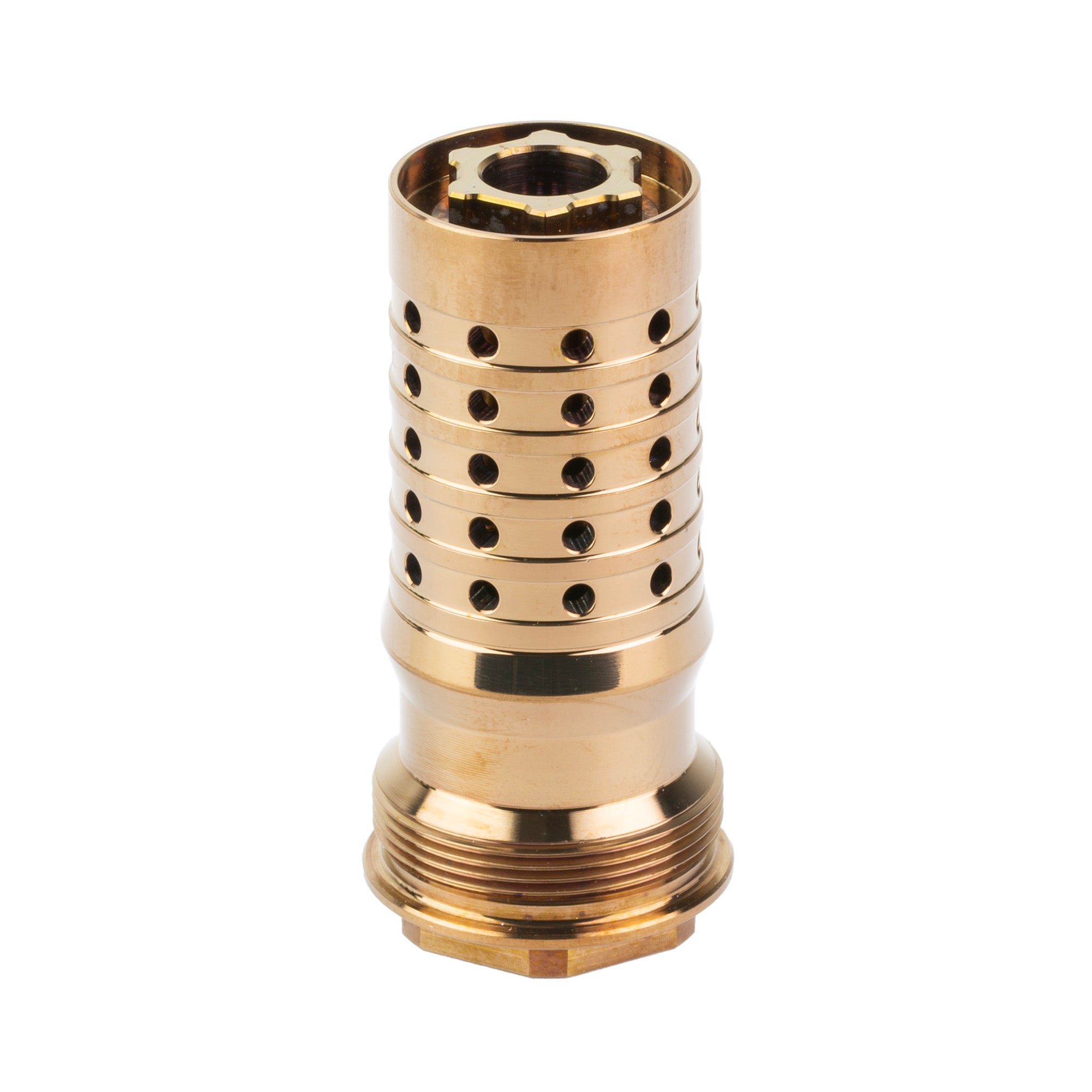 Q Rearend XL Muzzle Brake for 338 Caliber - Model RE-CBLX-M18X1.5
