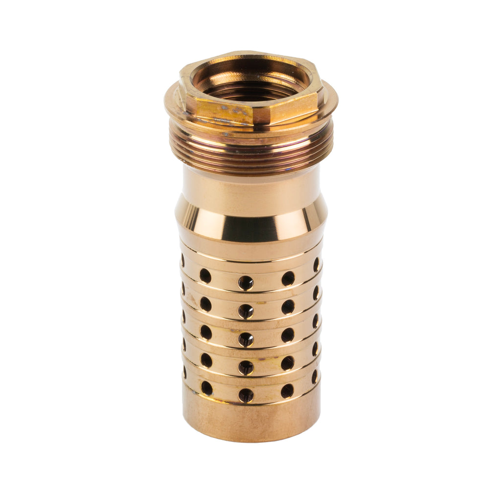 Q Rearend XL Muzzle Brake for 338 Caliber - Model RE-CBLX-M18X1.5