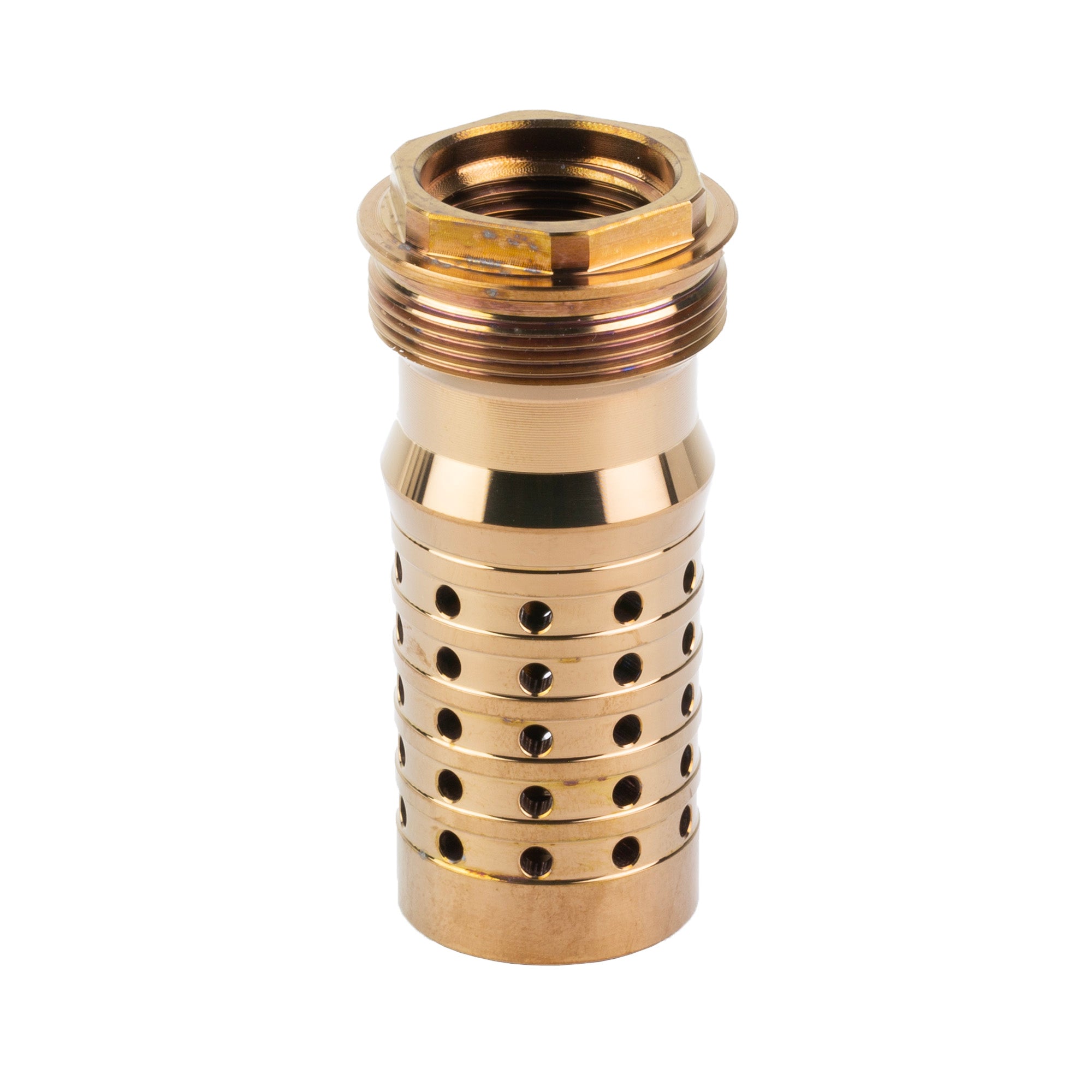 Q Rearend XL Muzzle Brake for 338 Caliber - Model RE-CBLX-M18X1.5