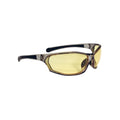 Radians Barrage Shooting Glasses with Amber Lenses, Gray Polycarbonate Frame