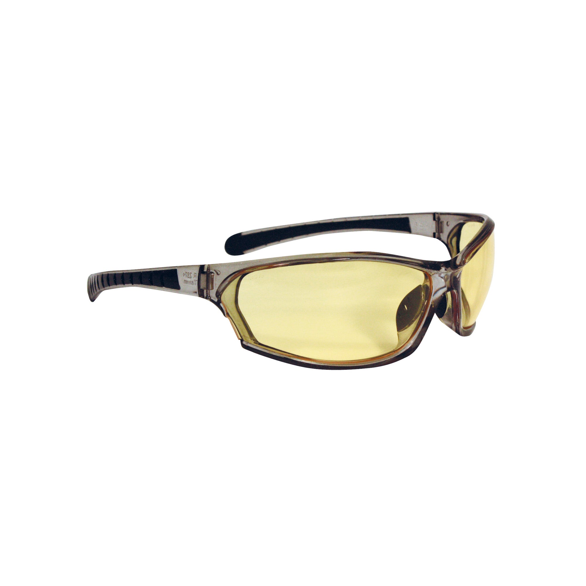 Radians Barrage Shooting Glasses with Amber Lenses, Gray Polycarbonate Frame