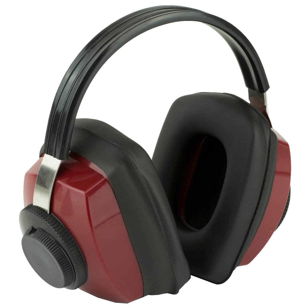 Radians Competitor Earmuff Model CP0300CS - Red Plastic Safety Ear Protection