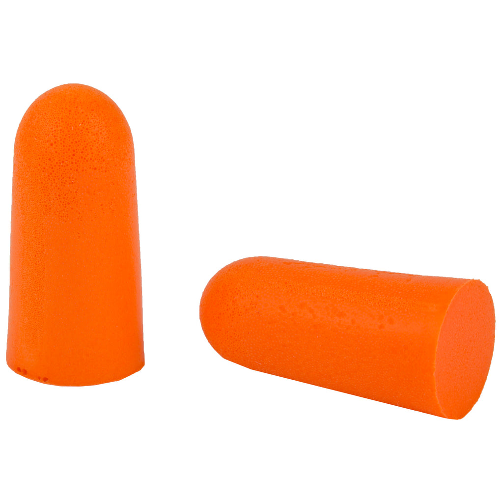 Radians Foam Ear Plugs NRR32, 25-Pack in Bright Orange