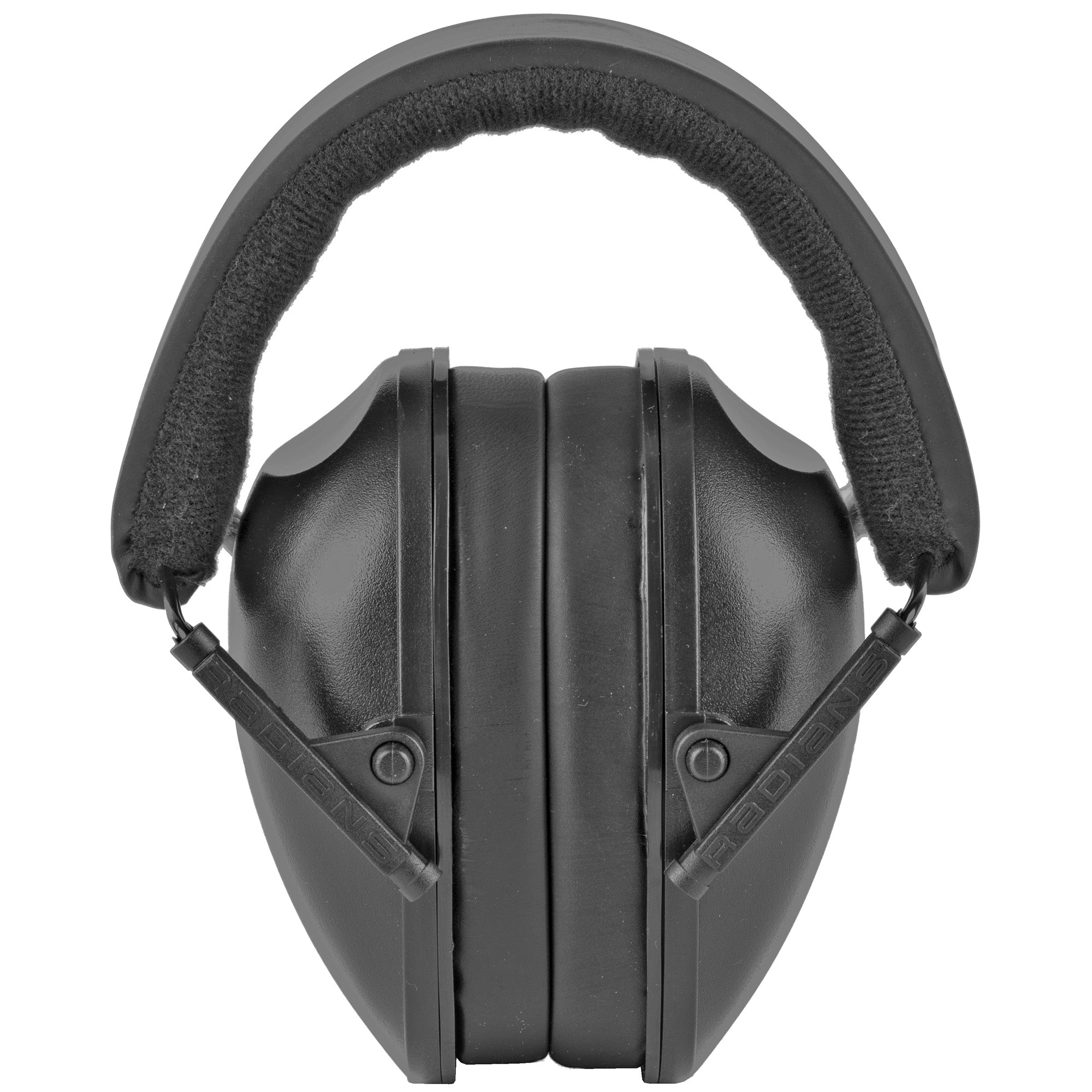 Radians LSY0110CS Compact Low-Set Black Earmuffs for Hearing Protection