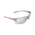 Radians PG0810CS Women's Shooting Glasses with Clear Polycarbonate Lenses, Silver Frame