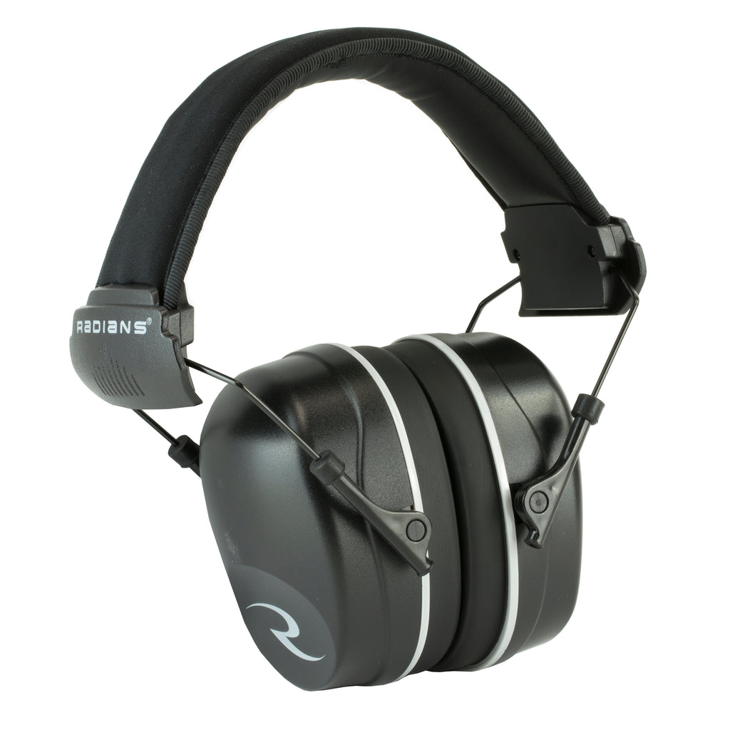 Radians R2500CS Black Earmuffs with NRR 34 for Hearing Protection