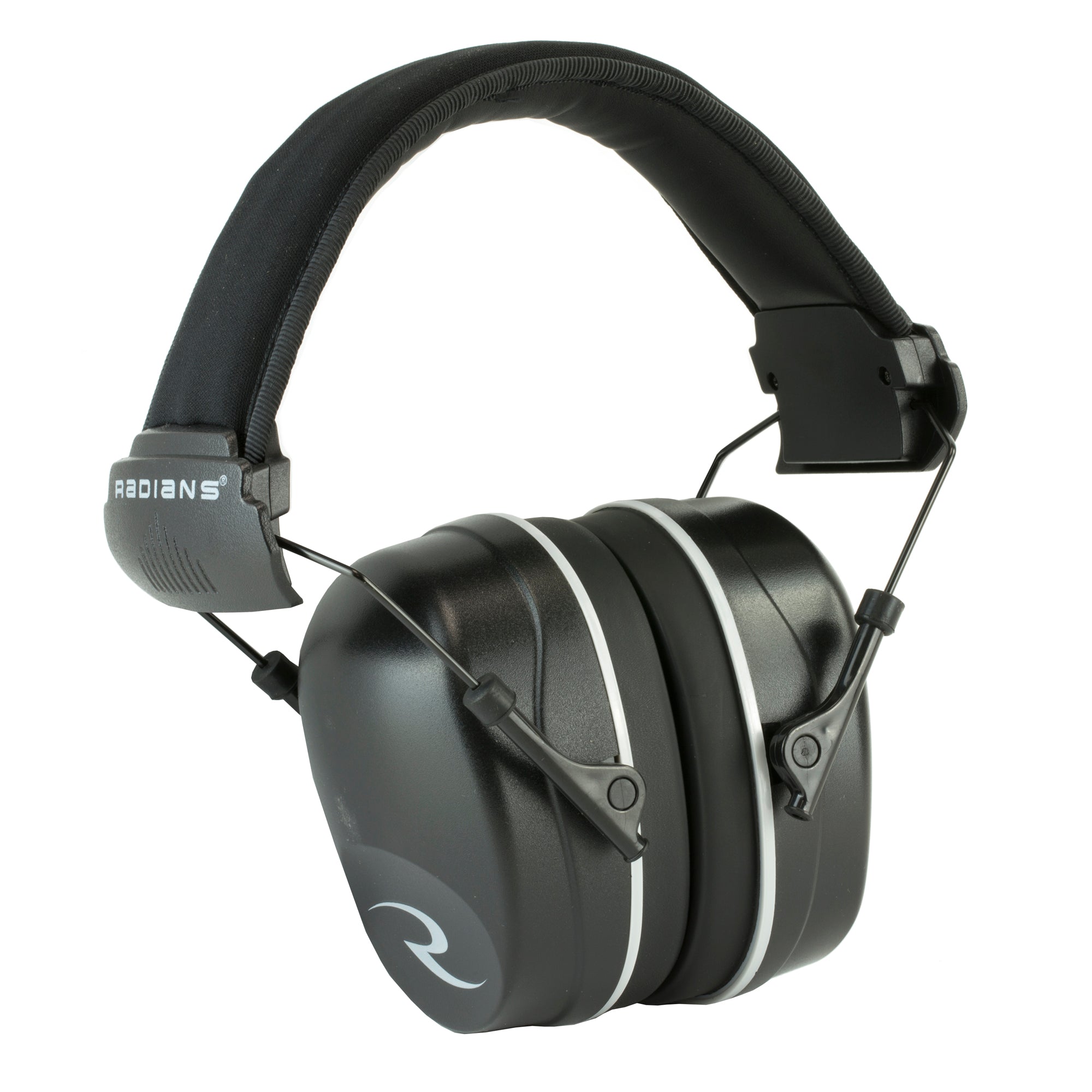 Radians R2500CS Black Earmuffs with NRR 34 for Hearing Protection