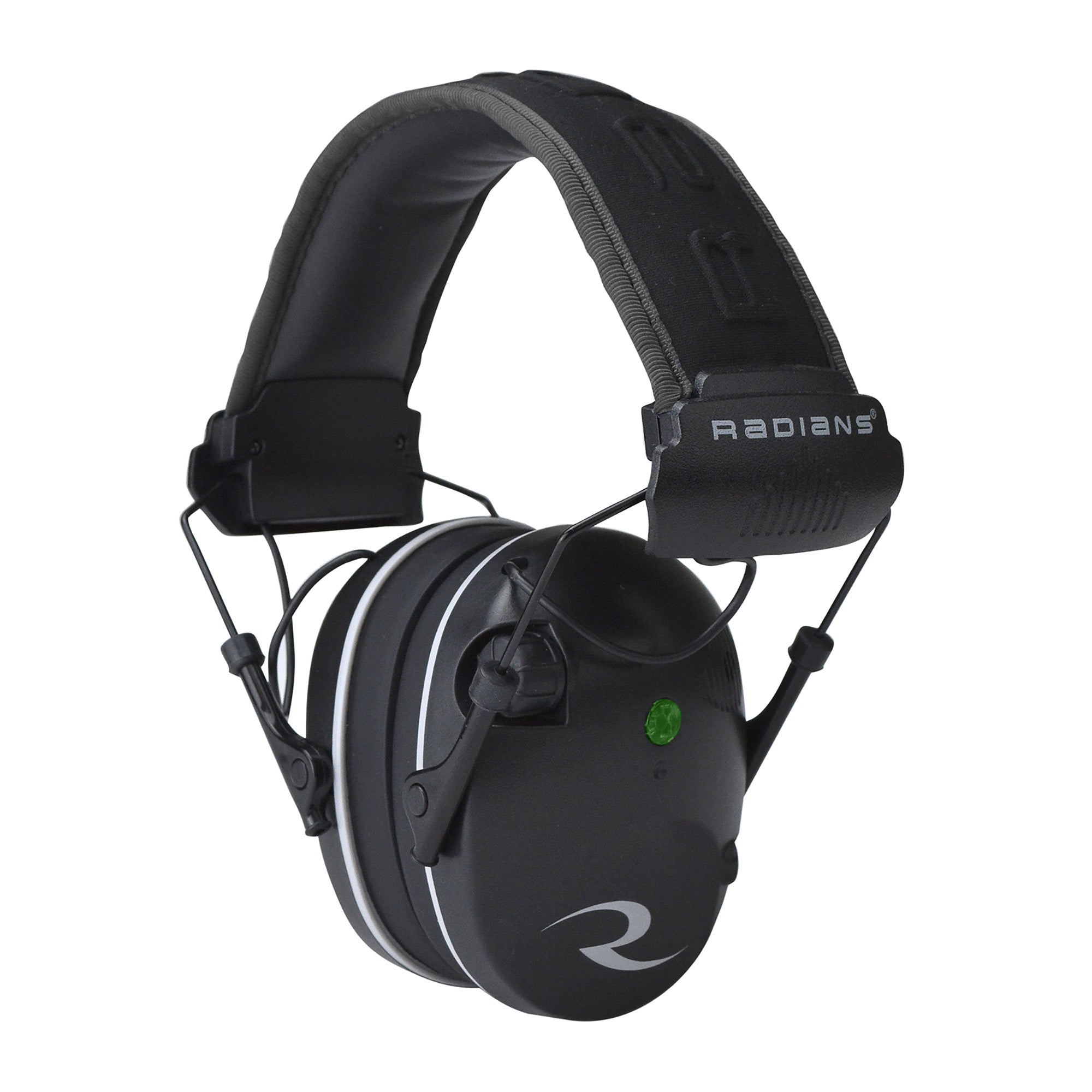 Radians R3200 Electronic Earmuff in Black and Gray for Hearing Protection