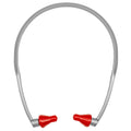 Radians Rad Band Ear Plugs, Red Rubber Hearing Protection, NRR 23 for Noise Reduction