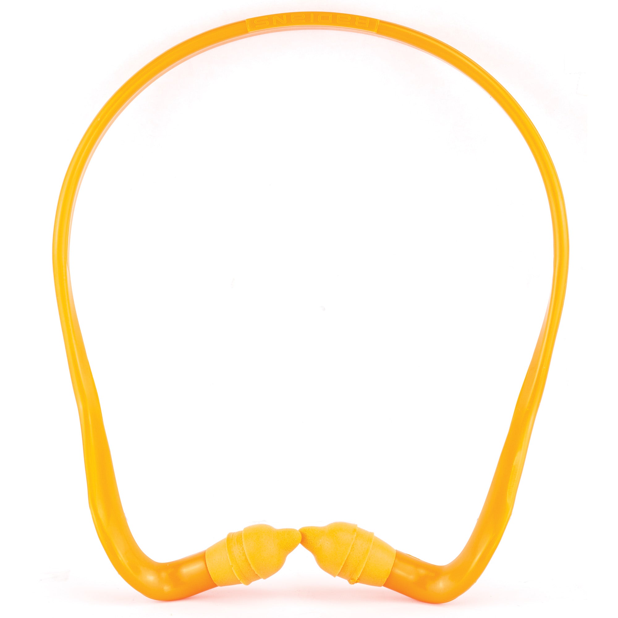 Radians Rad Band 2 Orange Rubber Ear Plugs – Comfortable Hearing Protection