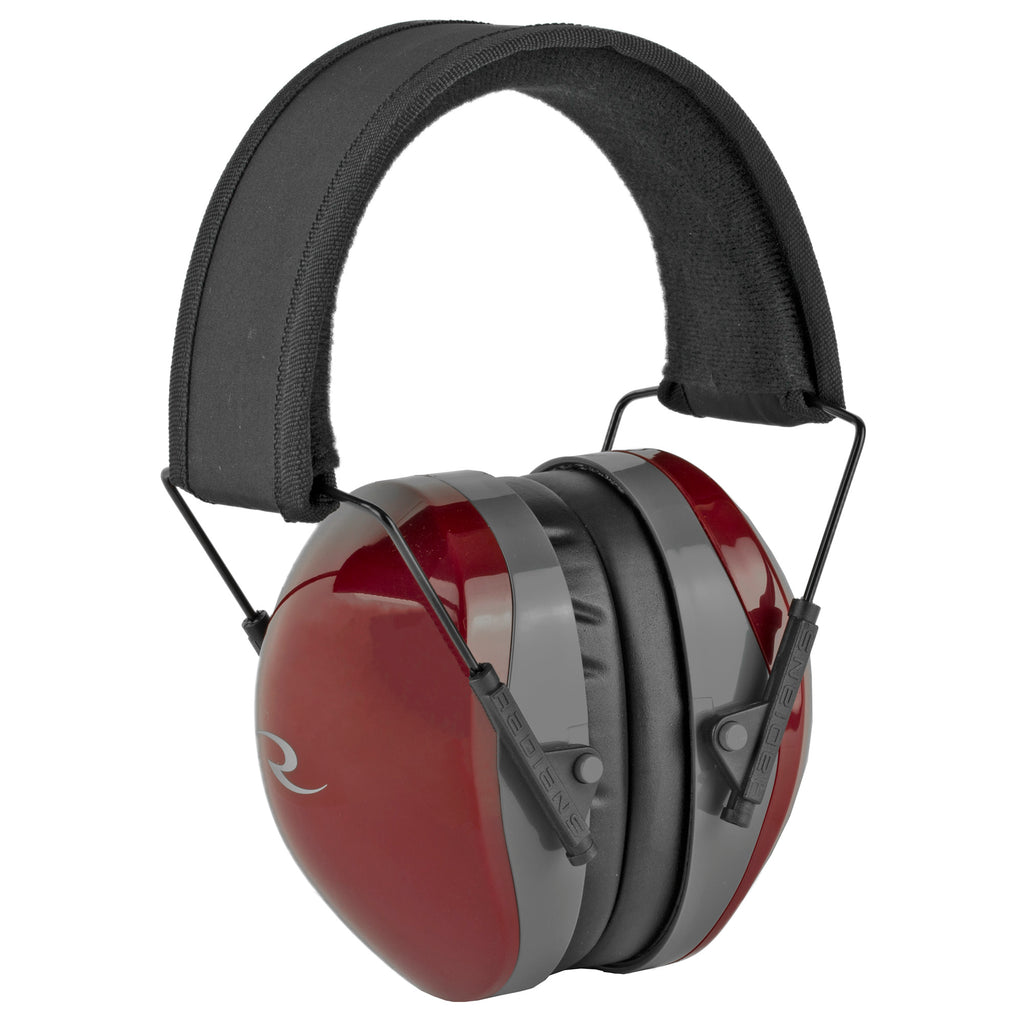 Radians Terminator NRR29 Folding Red Earmuff - Comfortable Hearing Protection for Work and Recreation