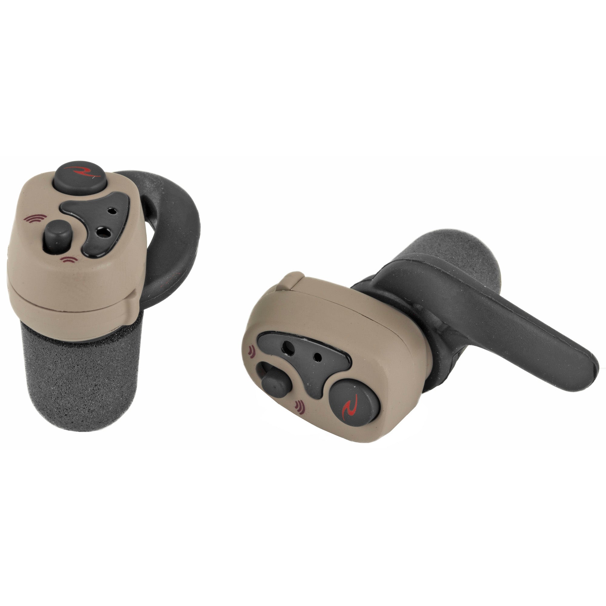 Radians Vertex Nano Electronic Ear Plugs - Tan Polymer Safety Ear Protection