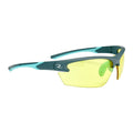 Radians Lowset Ladies Glasses Aqua with Amber Lenses - Protective Polycarbonate Safety Eyewear