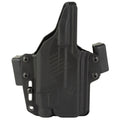 Raven Concealment Systems Perun LC Outside Waistband Holster for Glock 19 with TLR-7 – Ambidextrous Polymer Black