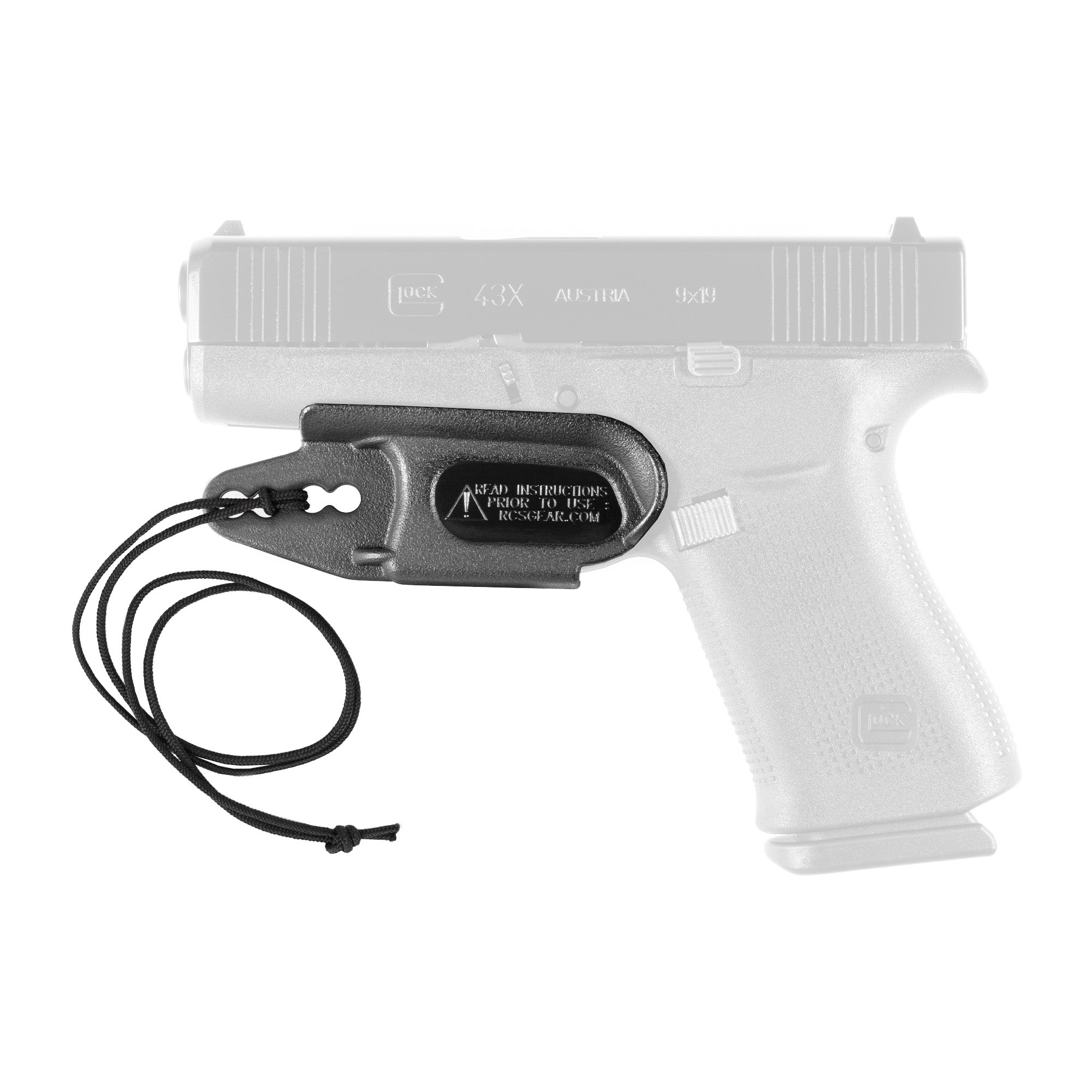 Raven Concealment Systems Vanguard 2 Lanyard Kit for Glock - Black Polymer Inside Waistband Holster