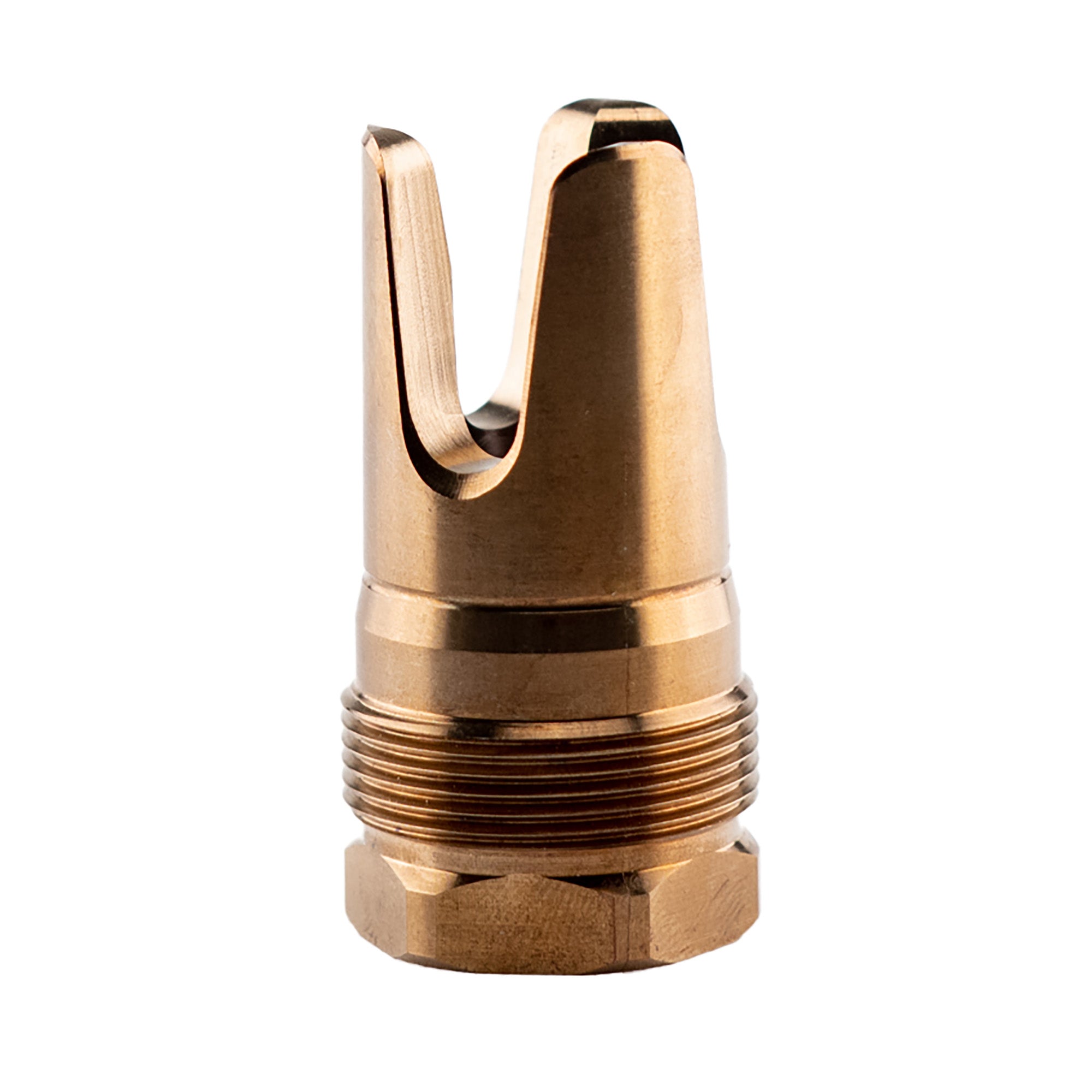 Rearden FHD Gold Flash Hider for 1/2-28 Threaded Barrels