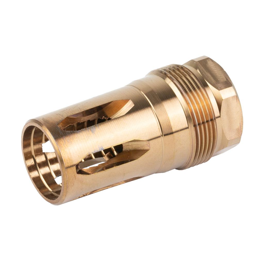 Rearden R2S Flash Hider 1/2-28 Thread Gold Finish