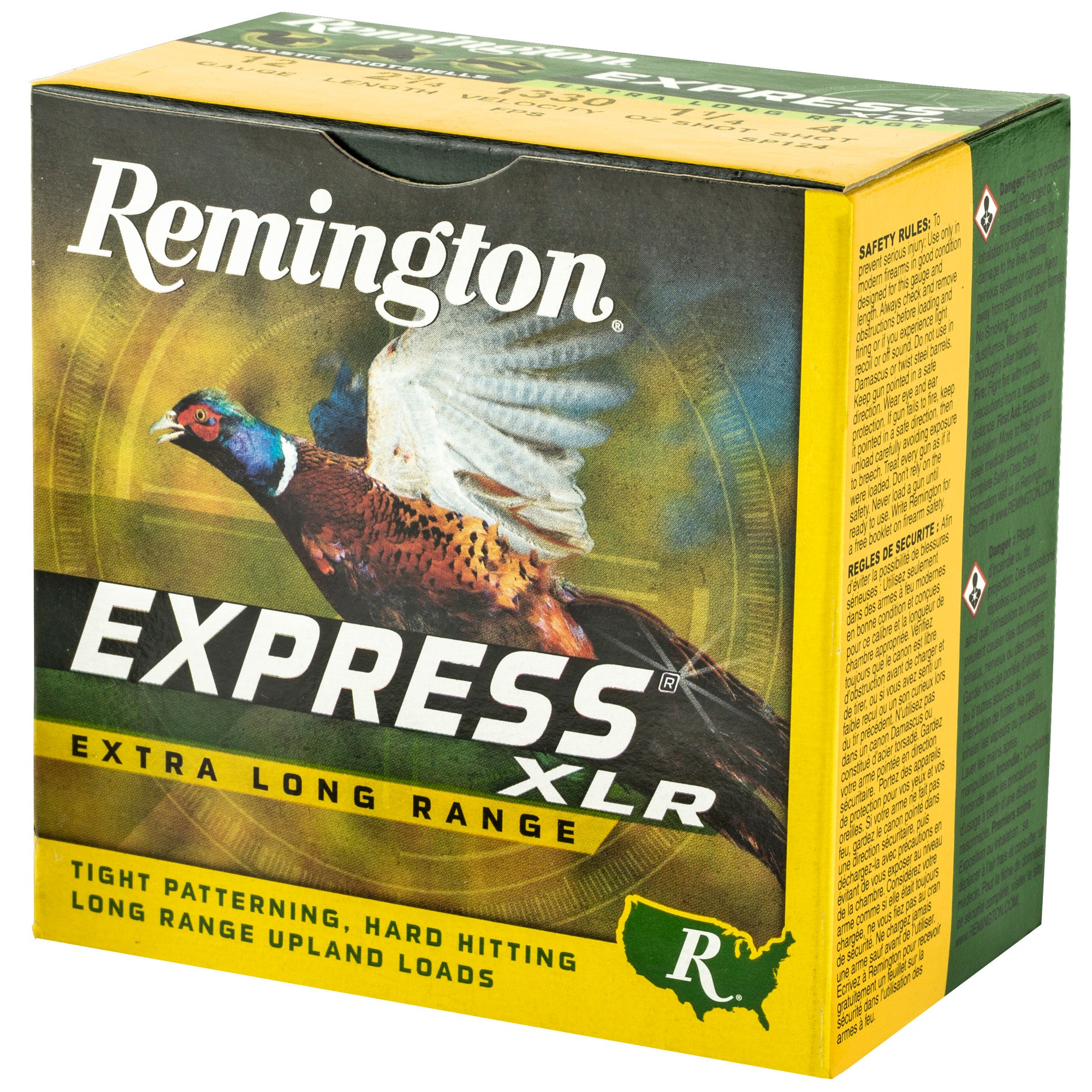 Remington Express Long Range 12 Gauge 2.75-Inch #4 Lead Shot Ammunition - 25 Rounds Box