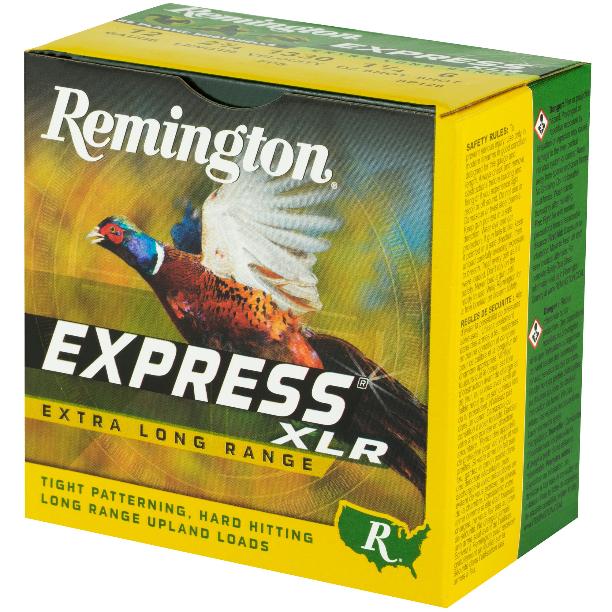Remington Express Long Range 12 Gauge 2.75 inch Shotshells – 1 1/4 oz #6 Lead Load (25/250)