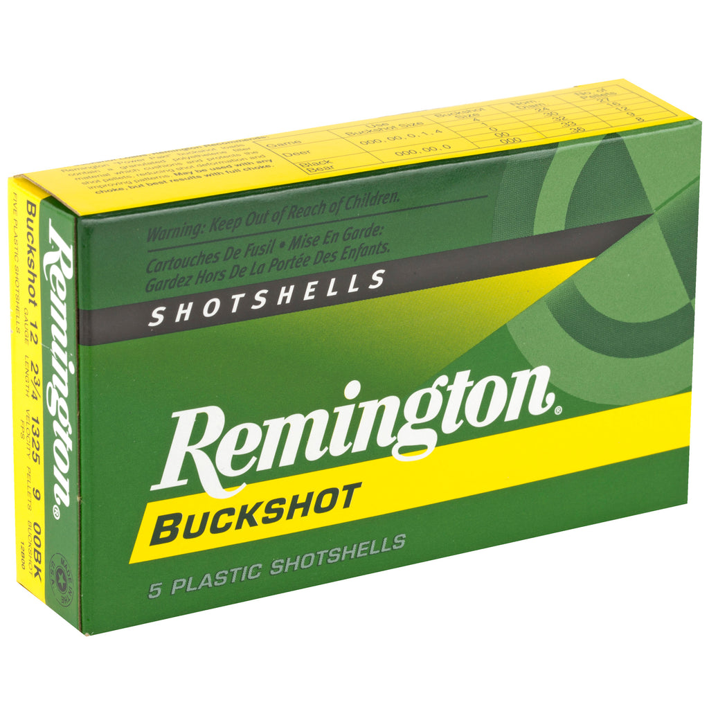 Remington Express 12 Gauge 00 Buckshot – 2.75 Inch Shells for Hunting and Home Defense