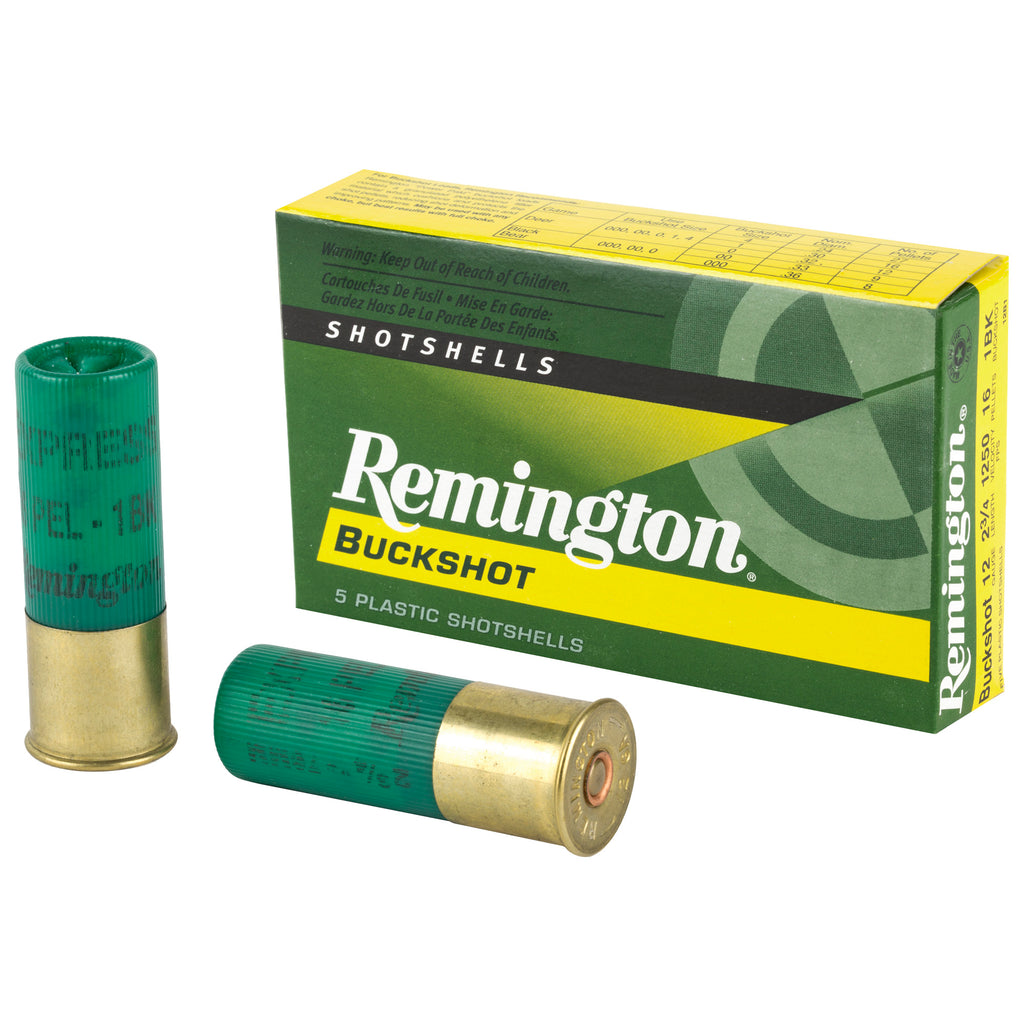 Remington Express 12 Gauge 2.75-Inch 1 Buckshot - 5 Rounds per Box