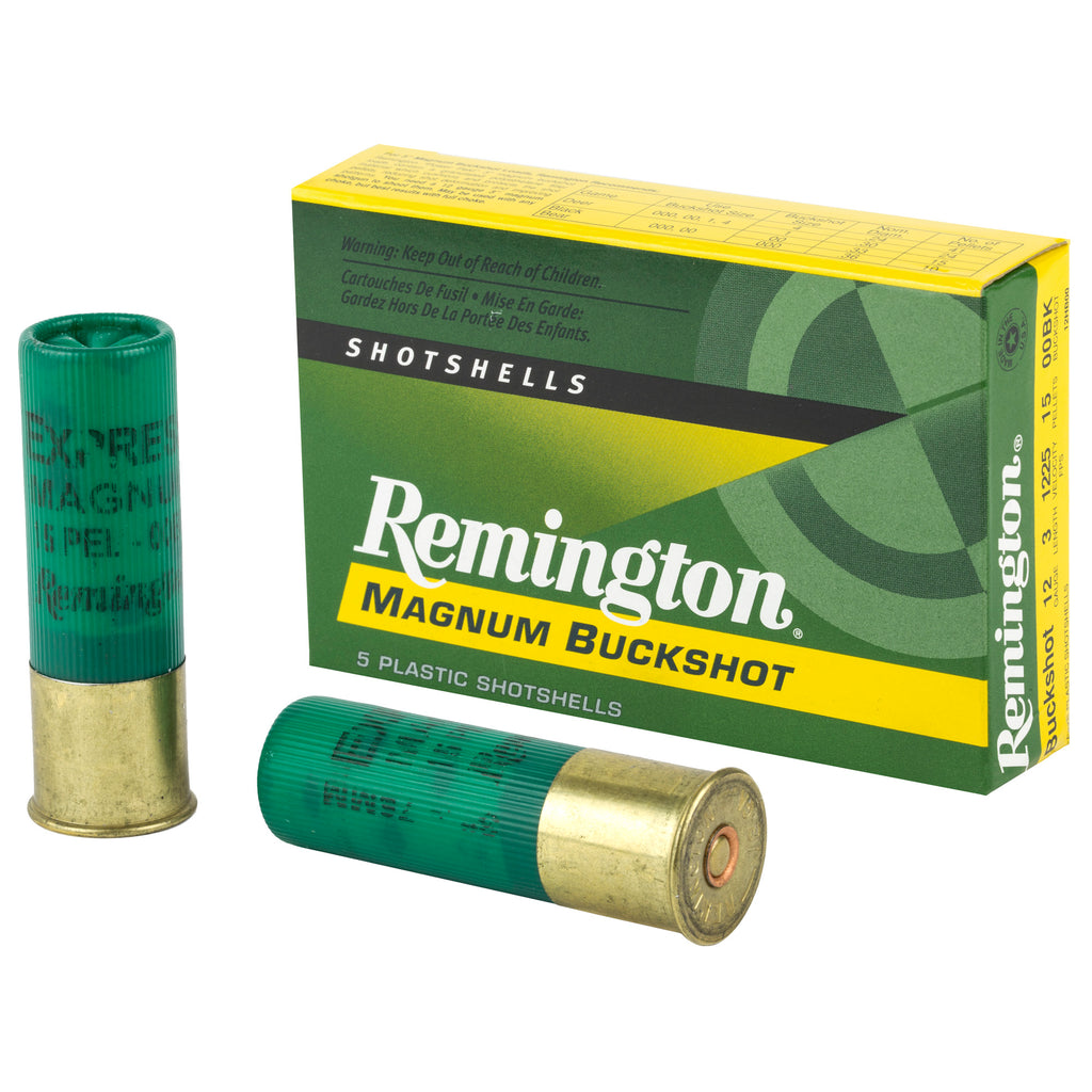 Remington Express Mag 12 Gauge 00 Buckshot - 5 Rounds per Box