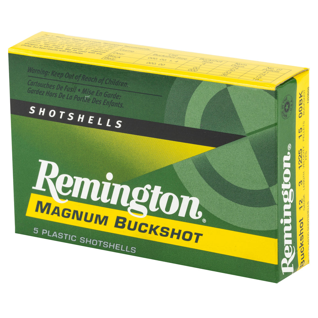 Remington Express Mag 12 Gauge 00 Buckshot - 5 Rounds per Box