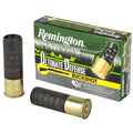 Remington Ultimate Defense 12 Gauge Shotshells – 3-Inch, #4 Shot, 5 Rounds per Box