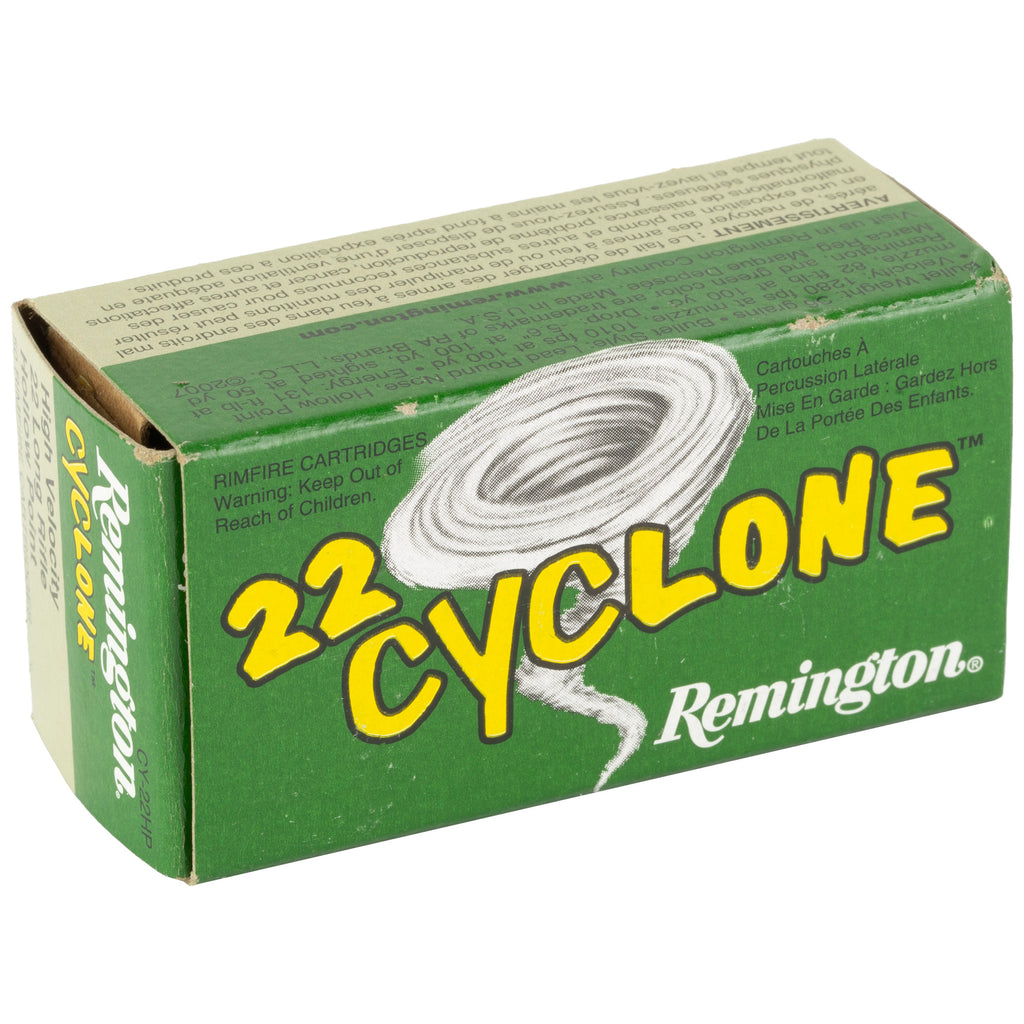 Remington Cyclone .22 LR 36-Grain Hollow Point Ammunition, 50 Rounds per Box
