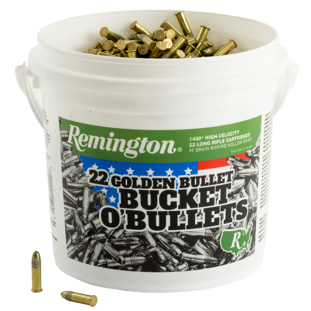 Remington High Velocity .22 LR Hollow Point Ammunition - 36 Grain, 5,600 Rounds per Case
