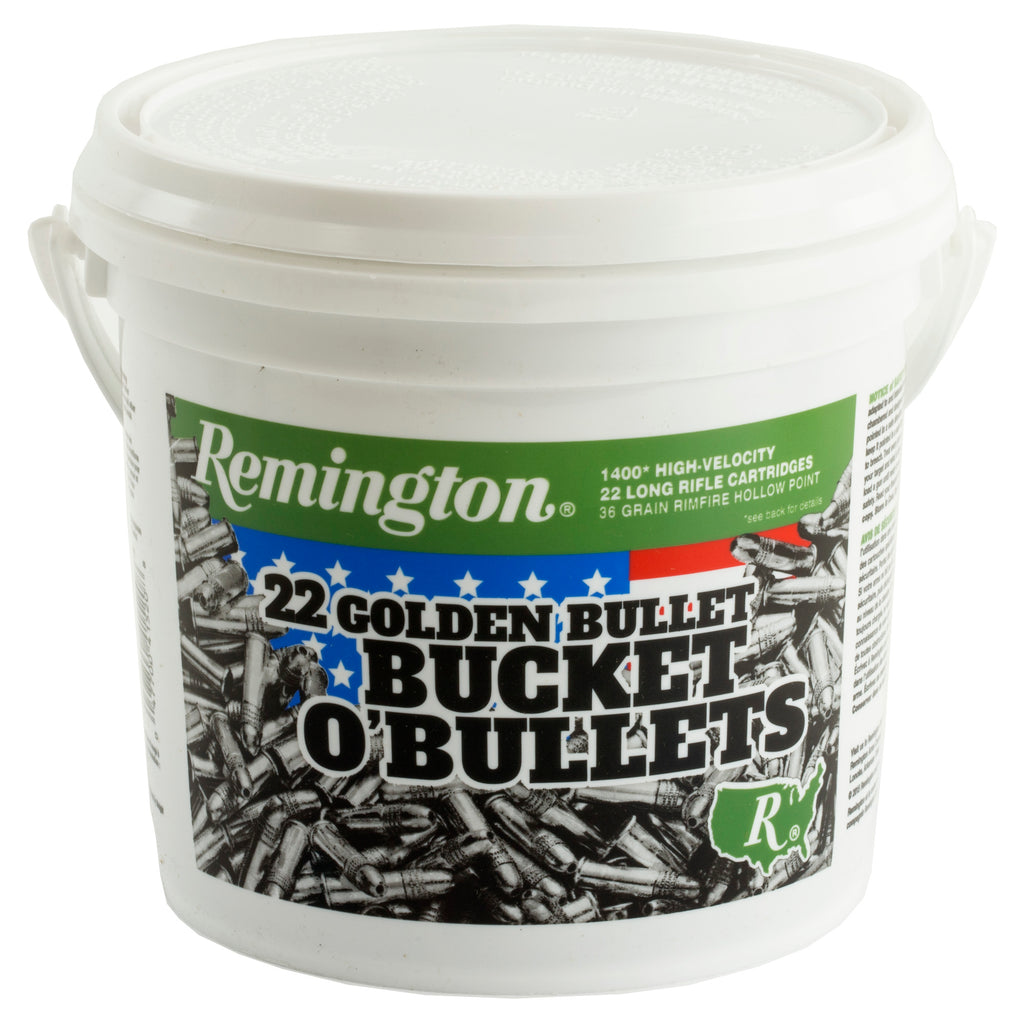 Remington High Velocity .22 LR Hollow Point Ammunition - 36 Grain, 5,600 Rounds per Case