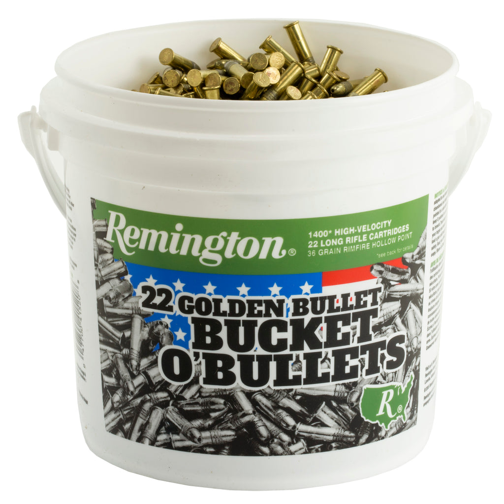 Remington High Velocity .22 LR Hollow Point Ammunition - 36 Grain, 5,600 Rounds per Case
