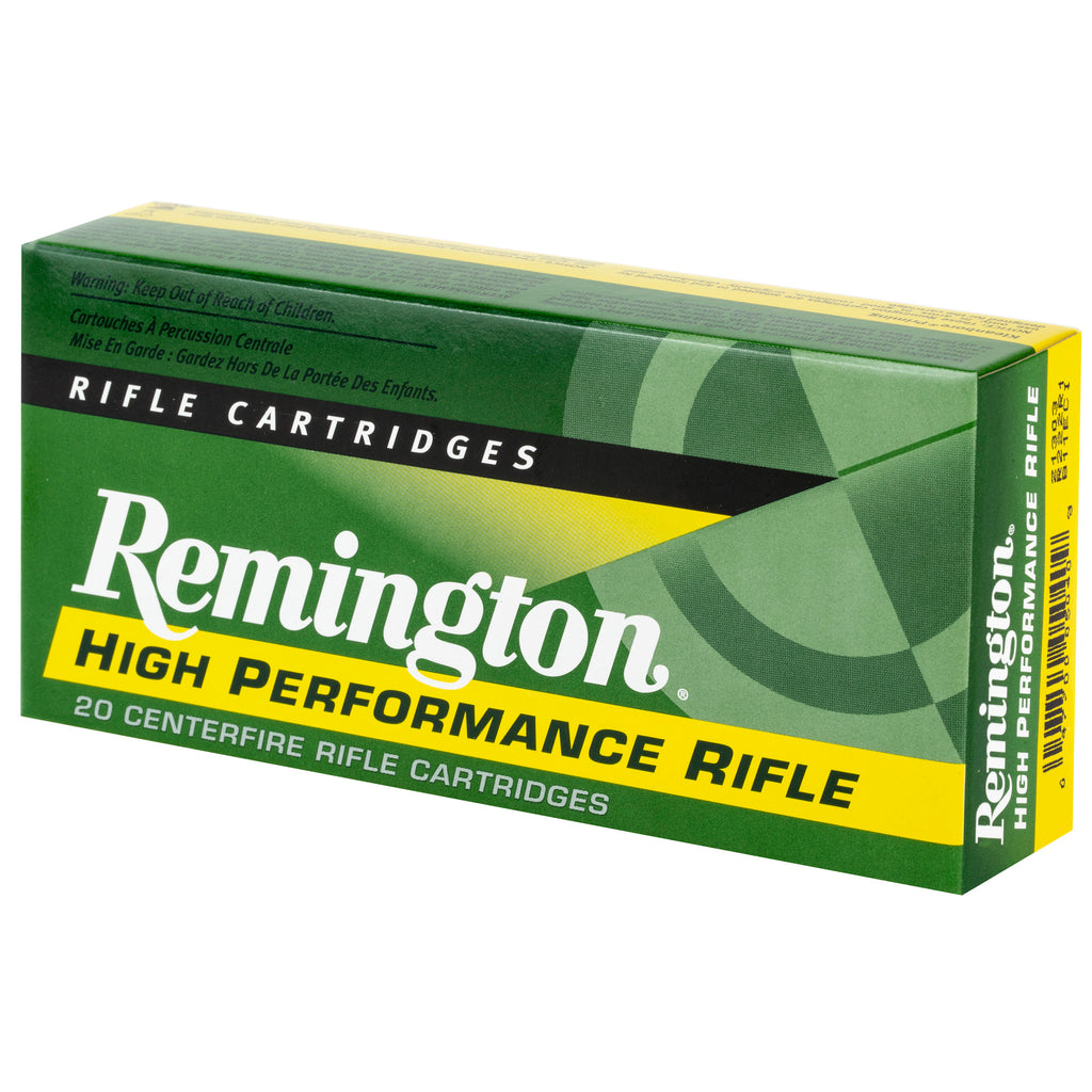 Remington High Performance Rifle Ammunition 222 Remington 50 Grain Pointed Soft Point (20 Rounds)