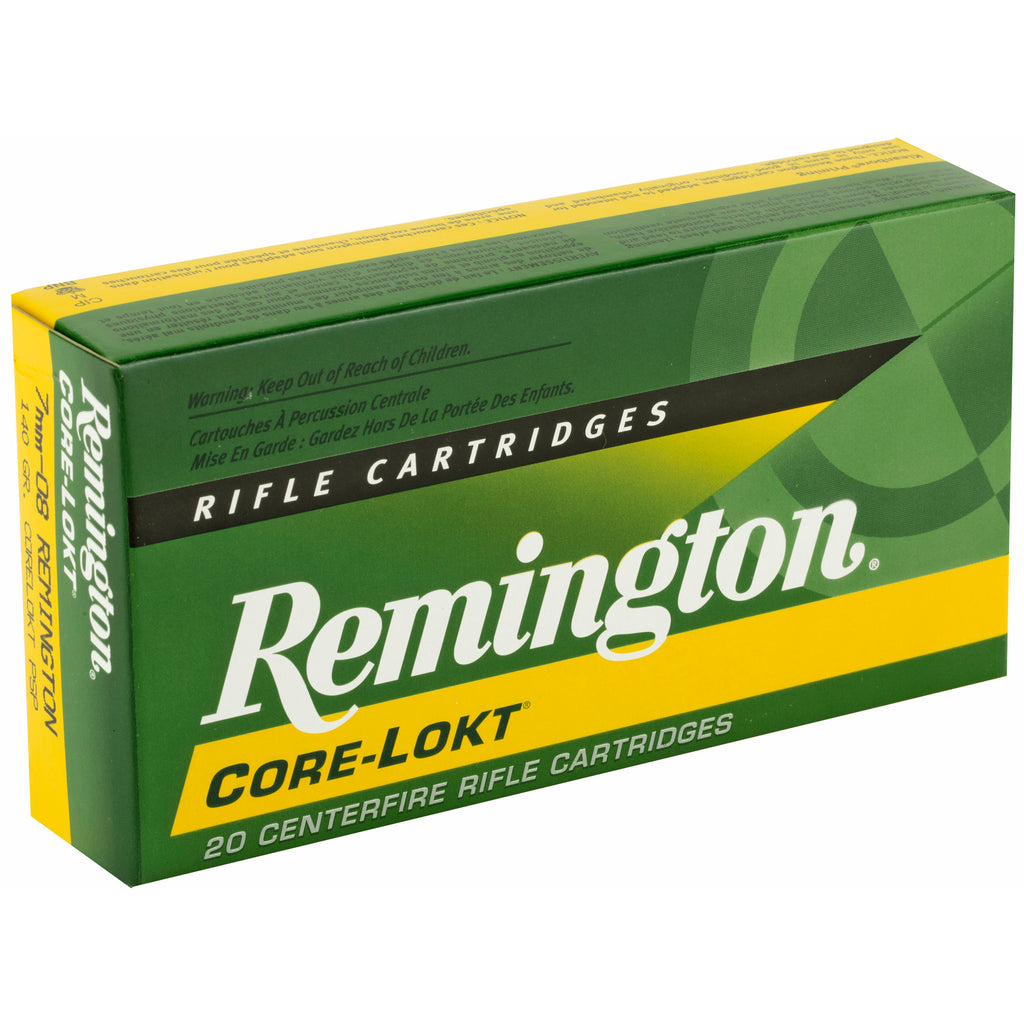 Remington Core-Lokt 7mm-08 140-Grain Pointed Soft Point Ammunition (20 Rounds)