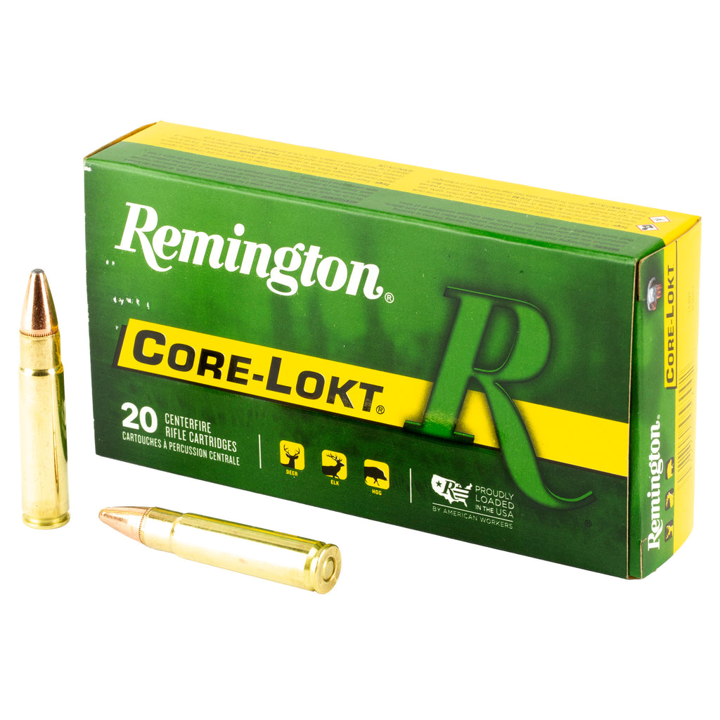 Remington Core-Lokt 150 Grain Pointed Soft Point Ammunition for 35 Remington — Box of 20 Rounds