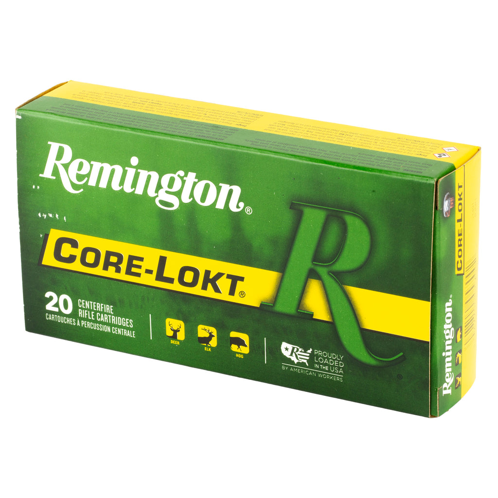 Remington Core-Lokt 150 Grain Pointed Soft Point Ammunition for 35 Remington — Box of 20 Rounds