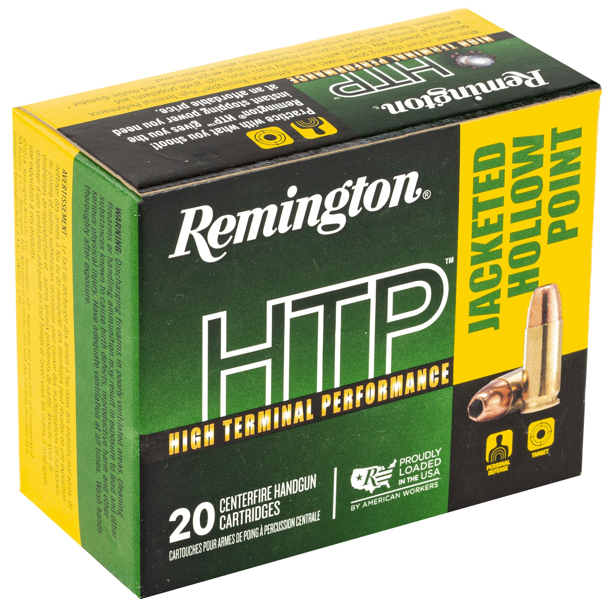 Remington High Terminal Performance 40 S&W 180-Grain Hollow Point Ammunition