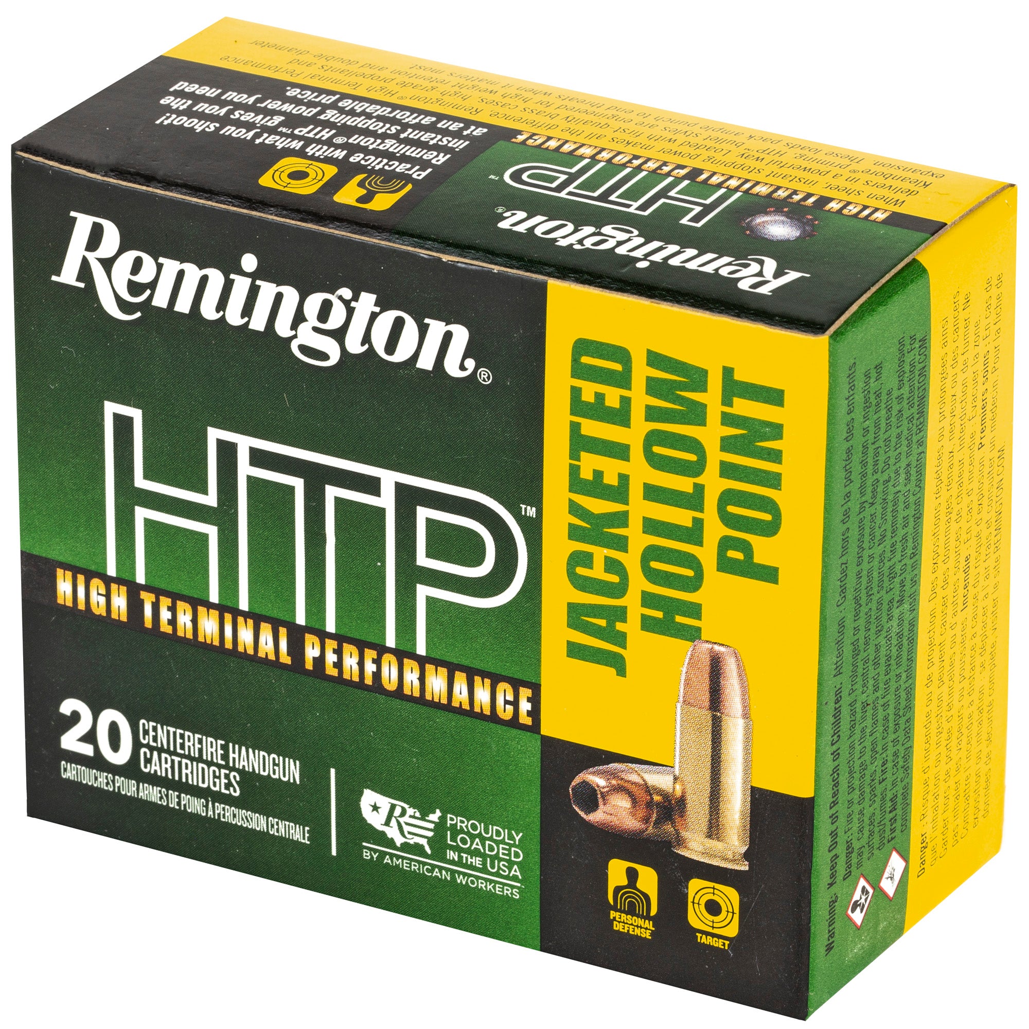 Remington High Terminal Performance 40 S&W 180-Grain Hollow Point Ammunition