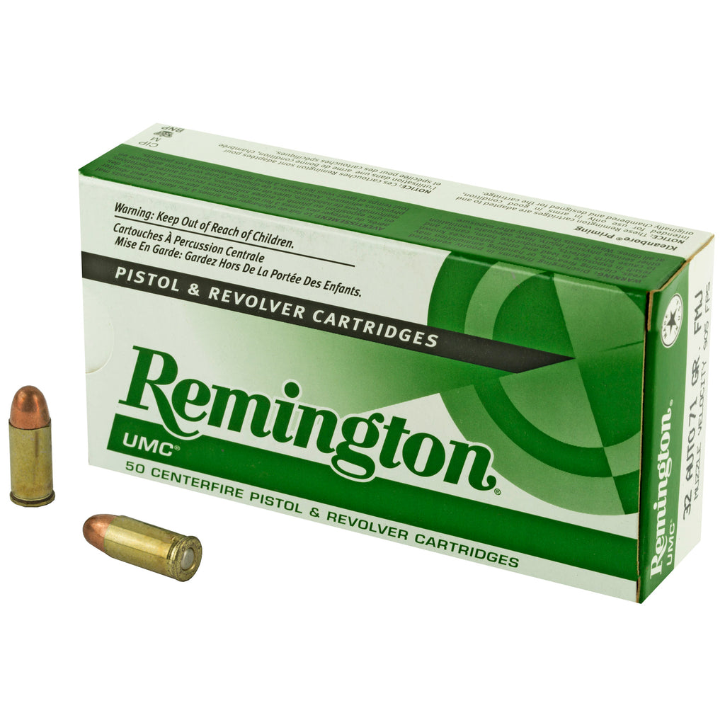 Remington UMC 32 ACP 71 Grain Full Metal Jacket Ammunition - 50 Rounds Per Box