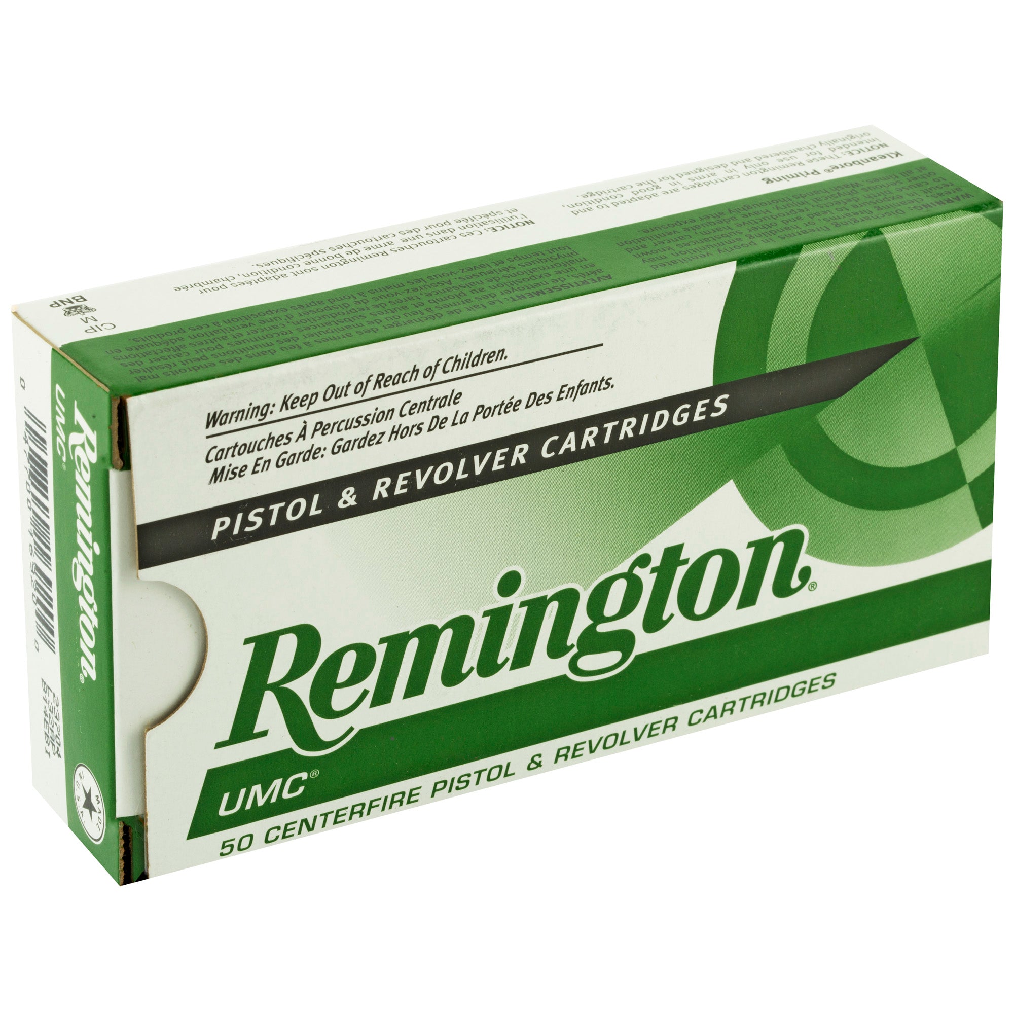 Remington UMC 32 ACP 71 Grain Full Metal Jacket Ammunition - 50 Rounds Per Box