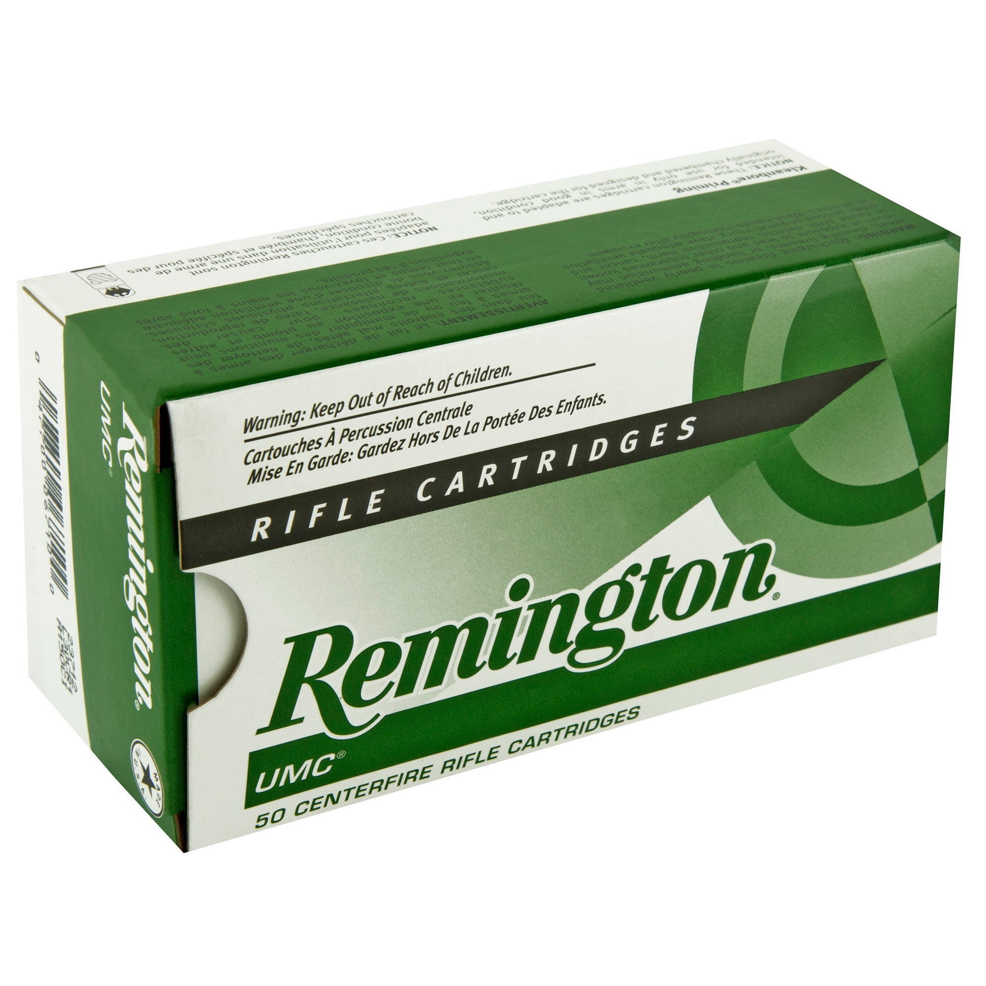 Remington UMC 30 Carbine 110 Grain Full Metal Jacket Rifle Ammunition, 50 Rounds per Box