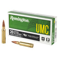 Remington UMC 308 Winchester 150 Grain Full Metal Jacket Rifle Ammo - 20 Rounds