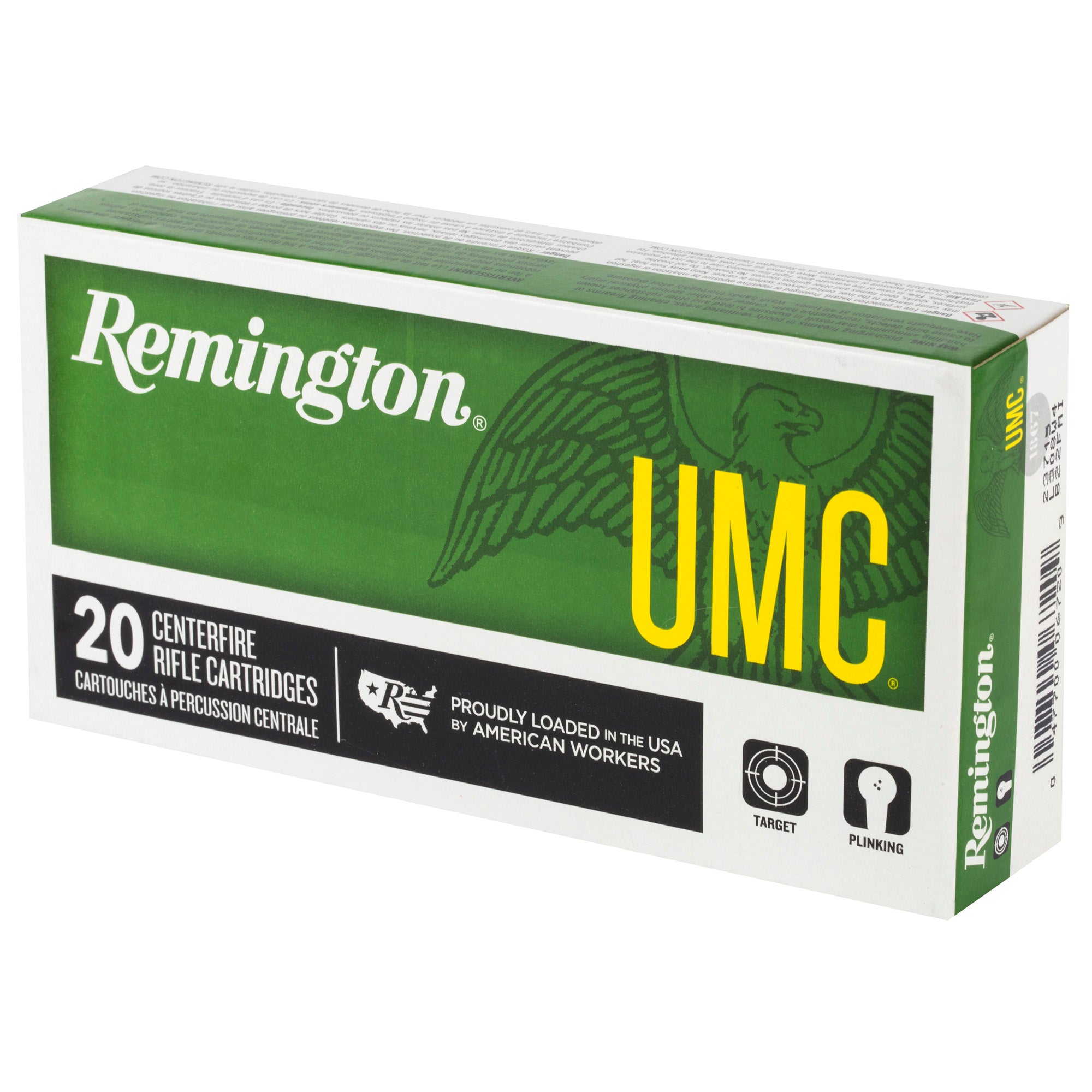 Remington UMC 308 Winchester 150 Grain Full Metal Jacket Rifle Ammo - 20 Rounds