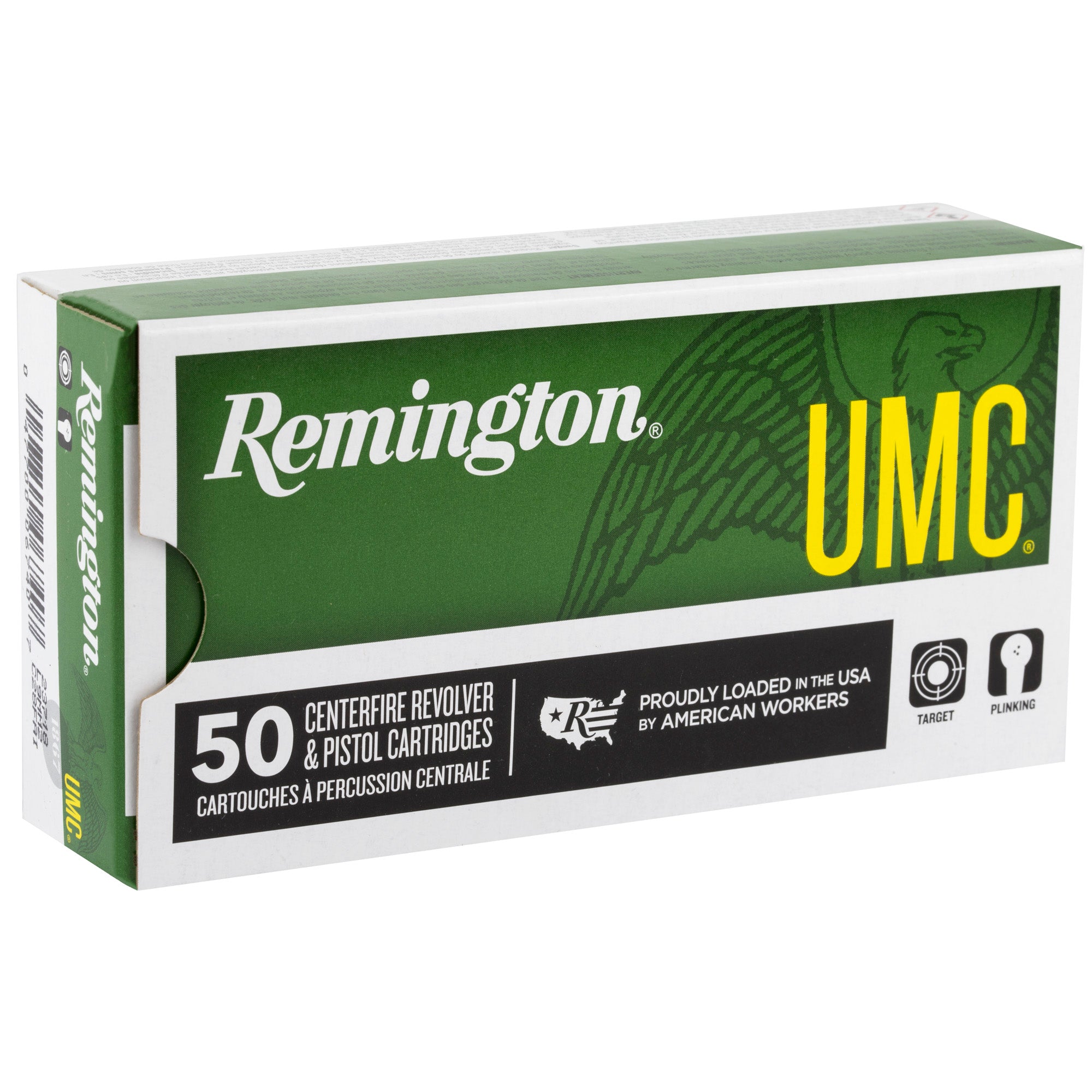 Remington UMC 9mm 124-Grain Full Metal Jacket Ammunition - 50 Rounds per Box