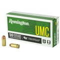 Remington UMC 380 ACP 95-Grain Full Metal Jacket Ammunition, 50 Rounds per Box