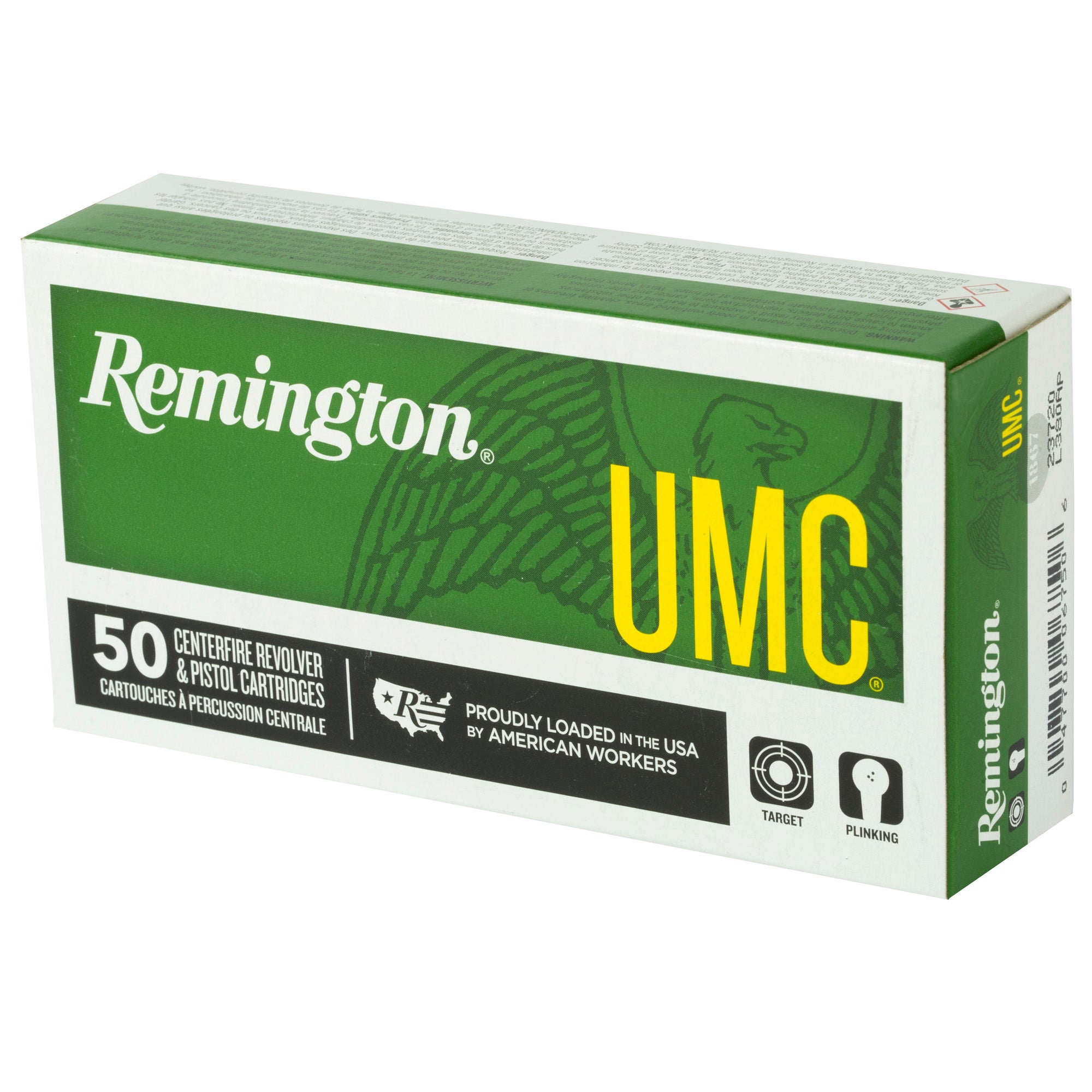 Remington UMC 380 ACP 95-Grain Full Metal Jacket Ammunition, 50 Rounds per Box